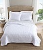 Color:White - Image 1 - Solid Costa Sera Cotton Quilt