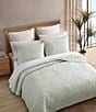 Color:Sage Green - Image 2 - Solid Costa Sera Stitched Quilt
