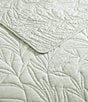 Color:Sage Green - Image 6 - Solid Costa Sera Stitched Quilt