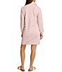 Tommy Bahama Solid Modal Blend Knit Collared Neck Long Sleeve Shift Dress - Image 4