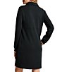 Tommy Bahama Solid Modal Blend Knit Collared Neck Long Sleeve Shift Dress - Image 2