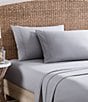 Color:Dove Grey - Image 1 - Solid Organic Cotton Percale Sheet Set