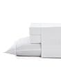 Tommy Bahama Solid Organic Cotton Percale Sheet Set, Color:White - Image 3