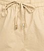 Tommy Bahama Solid Poplin Drawstring Elastic Mid Rise Waist Pull-On Shorts, Color:Tanned - Image 3