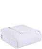 Tommy Bahama Solid Ultra-Soft Plush Fleece Bed Blanket, Color:White - Image 2