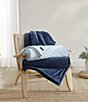 Tommy Bahama Solid Ultra-Soft Plush Fleece Bed Blanket, Color:Blue Sea - Image 9