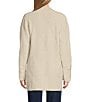 Tommy Bahama St. Luna Chenille Shell Pattern Long Sleeve Patch Pocket Cardigan, Color:Coconut - Image 3