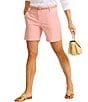 Tommy Bahama Stretch Boracay Solid Mid Rise 7#double; Shorts - Image 1
