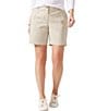 Tommy Bahama Stretch Boracay Solid Mid Rise 7#double; Shorts, Color:Khaki Sand - Image 1