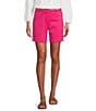 Tommy Bahama Stretch Boracay Solid Mid Rise 7#double; Shorts, Color:Bright Blush - Image 1
