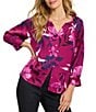Tommy Bahama Sunset Shimmers 3/4 Sleeve Top - Image 1