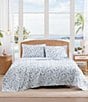 Tommy Bahama Surfside Cotton Percale Sheet Set, Color:French Blue - Image 1
