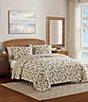 Tommy Bahama Surfside Palm Textured Cotton Reversible Quilt Mini Set - Image 2