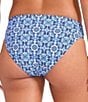 Tommy Bahama Terrazzo Tile Reversible Hipster Swim Bottom, Color:Palace Blue - Image 2