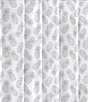 Color:Pastel Grey - Image 3 - Tossed Pineapple Shower Curtain
