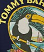 Color:Island Navy - Image 5 - Toucan Season Short Sleeve T-Shirt