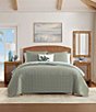 Tommy Bahama Trellis Texture Cotton Reversible Mini Quilt - Image 2