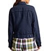 Tommy Bahama Two Palm Raw Edge Point Collar Long Sleeve Button Front Jacket - Image 4