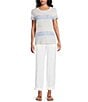 Tommy Bahama Two Palms Linen Tapered Pants, Color:White - Image 5