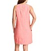 Tommy Bahama Two Palms Plain Weave Crew Neck Sleeveless Shift Dress - Image 2