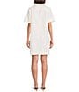 Tommy Bahama Utility Twill Linen Cotton Blend Jonny Collar Short Sleeve Shift Dress, Color:Coconut - Image 2