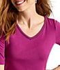 Tommy Bahama V-Neck Short Sleeve Tee Shirt - Image 3