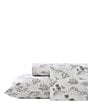 Tommy Bahama Vintage Map Cotton Percale Printed Sheet Set, Color:Grey - Image 2