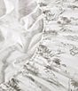 Tommy Bahama Vintage Map Cotton Percale Printed Sheet Set, Color:Grey - Image 4