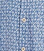 Tommy Bahama Weave In The Moment Short Sleeve Woven Shirt, Color:Blue Monday - Image 4