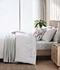 Color:White - Image 3 - Wicker Woven Solid White Comforter Mini Set