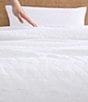 Color:White - Image 5 - Wicker Woven Solid White Comforter Mini Set