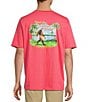 Tommy Bahama Yeti For Another Round Short Sleeve Graphic T-Shirt, Color:Clarete - Image 1