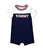 Color:Assorted - Image 1 - Baby Boys 3-9 Months Short-Sleeve Color Block Shortall