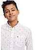 Color:White - Image 2 - Big Boys 8-20 Long-Sleeve Fred Button-Front Shirt