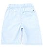 Color:Chambray Blue - Image 2 - Big Boys 8-20 Loose-Fit Pocketed Twill Shorts