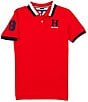 Color:Regal Red - Image 1 - Big Boys 8-20 Matt Polo Shirt