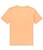 Color:Tangerine Heather - Image 2 - Big Boys 8-20 Scripted Signature Graphic Short Sleeve T-Shirt