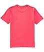 Color:Pink Punch - Image 2 - Big Boys 8-20 Short Sleeve Flag T-Shirt