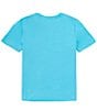 Color:Blue Curacao - Image 2 - Big Boys 8-20 Short Sleeve Flag T-Shirt