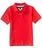 Color:Regal Red - Image 1 - Big Boys 8-20 Short-Sleeve Ivy Polo Shirt