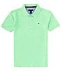 Color:Green Ash - Image 1 - Big Boys 8-20 Short Sleeve Pique Polo Shirt
