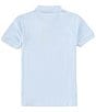 Color:Chambray Blue - Image 2 - Big Boys 8-20 Short Sleeve Pique Polo Shirt