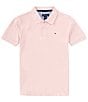 Color:Parfait Pink - Image 1 - Big Boys 8-20 Short Sleeve Pique Polo Shirt