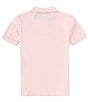 Color:Parfait Pink - Image 2 - Big Boys 8-20 Short Sleeve Pique Polo Shirt