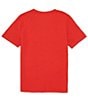 Color:High Risk Red - Image 2 - Big Boys 8-20 Short Sleeve Scripted Graphic T-Shirt