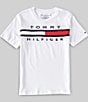 Color:White - Image 1 - Big Boys 8-20 Short-Sleeve Signature Flag T-Shirt