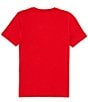 Color:Tommy Red - Image 2 - Big Boys 8-20 Short-Sleeve Varsity Flag Graphic T-Shirt