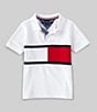 Color:White - Image 1 - Little Boys 2T-7 Short-Sleeve Gary Polo Shirt