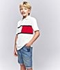 Color:White - Image 2 - Little Boys 2T-7 Short-Sleeve Gary Polo Shirt
