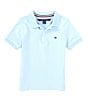 Color:Capri Blue - Image 1 - Little Boys 2T-7 Short-Sleeve Ivy Polo Shirt